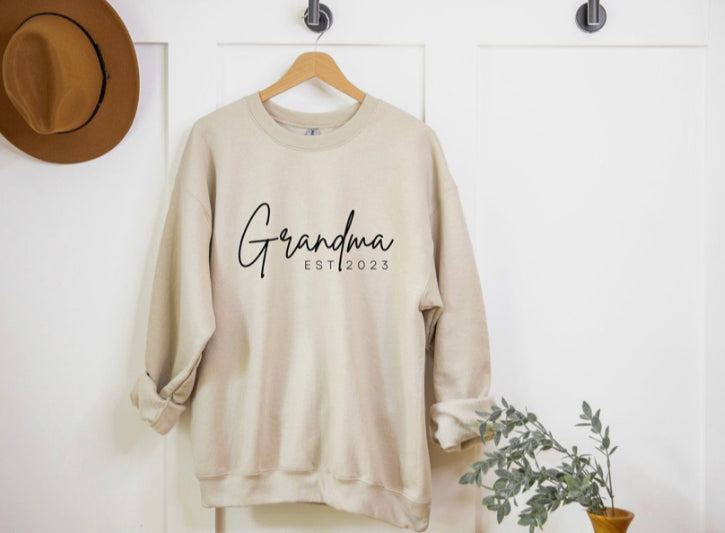 Custom grandma sweatshirt sweatshirt