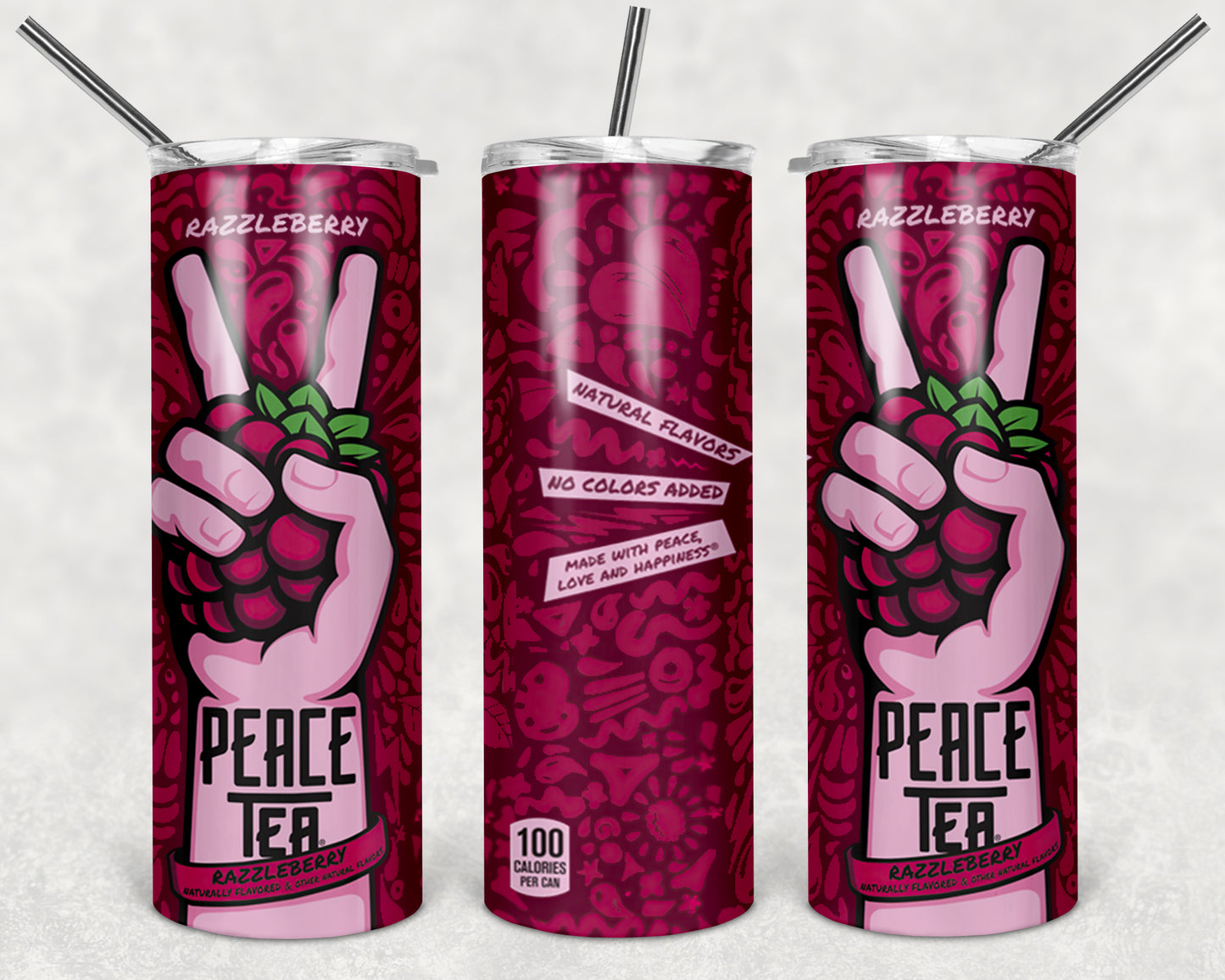Peace tea tumbler