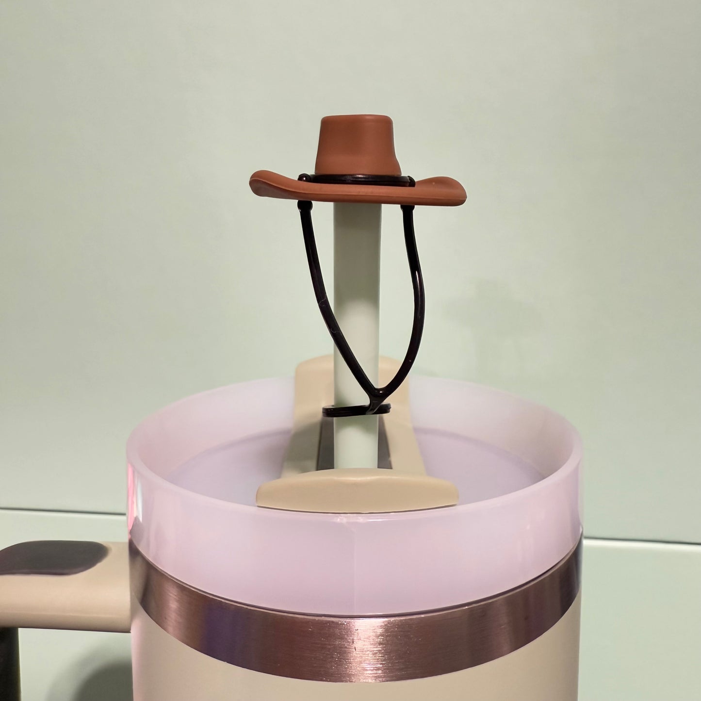 Cowboy hat straw topper