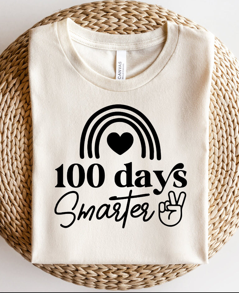 100 days of school tee adult and youth