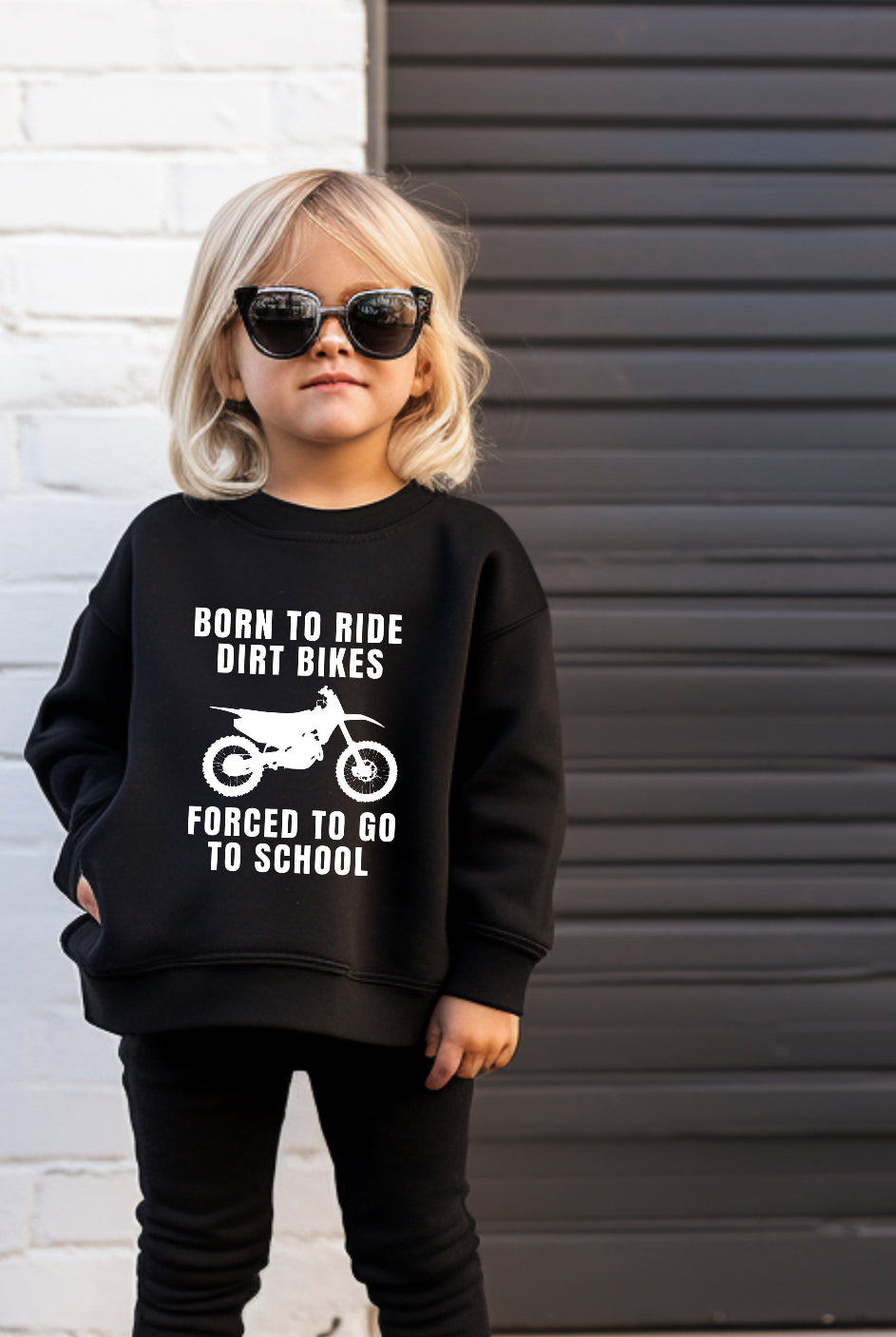 Born to ride Toddler/youth sweatshirt