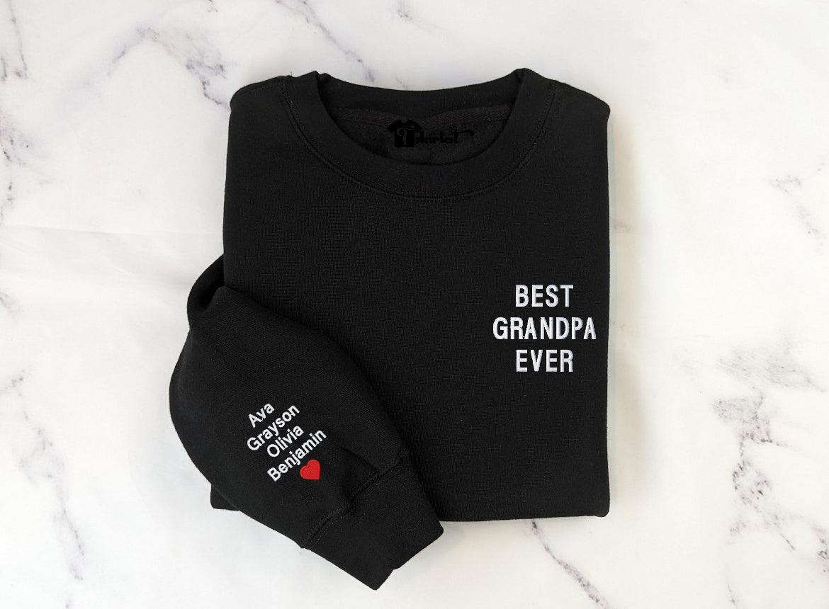 Best grandpa ever sweatshirt