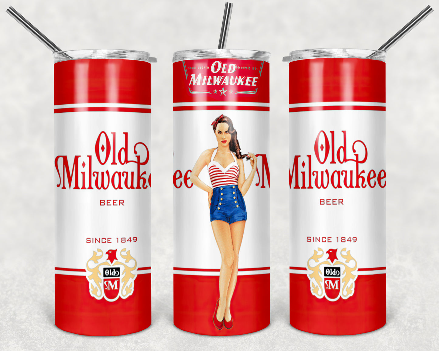 Old Milwaukee tumbler