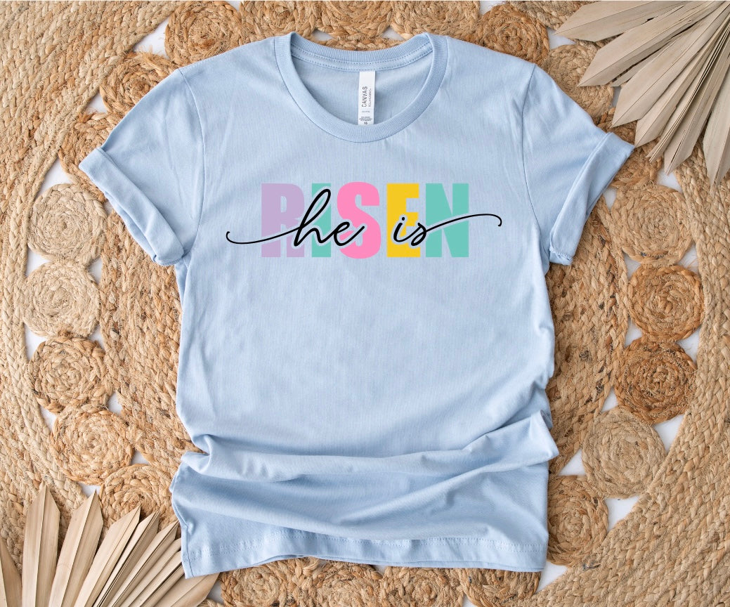 He is risen Easter t shirt