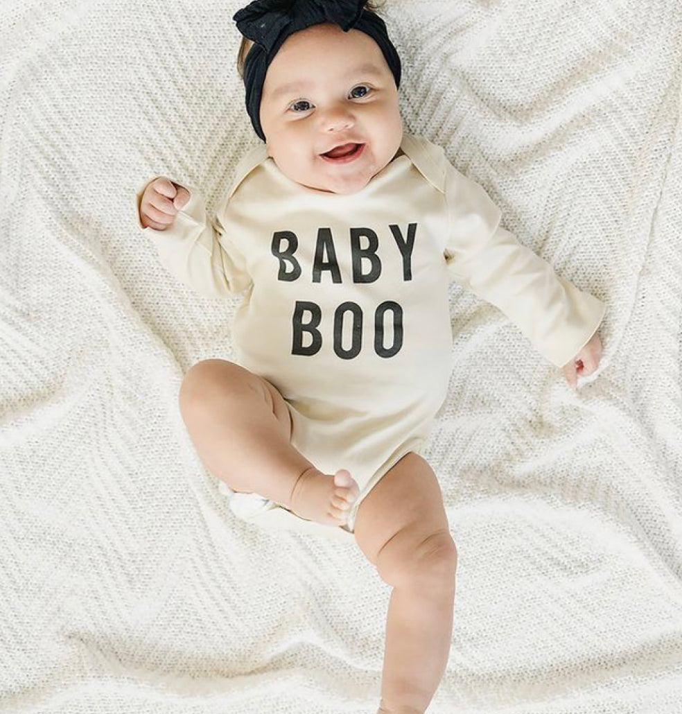 Baby boo long sleeve romper