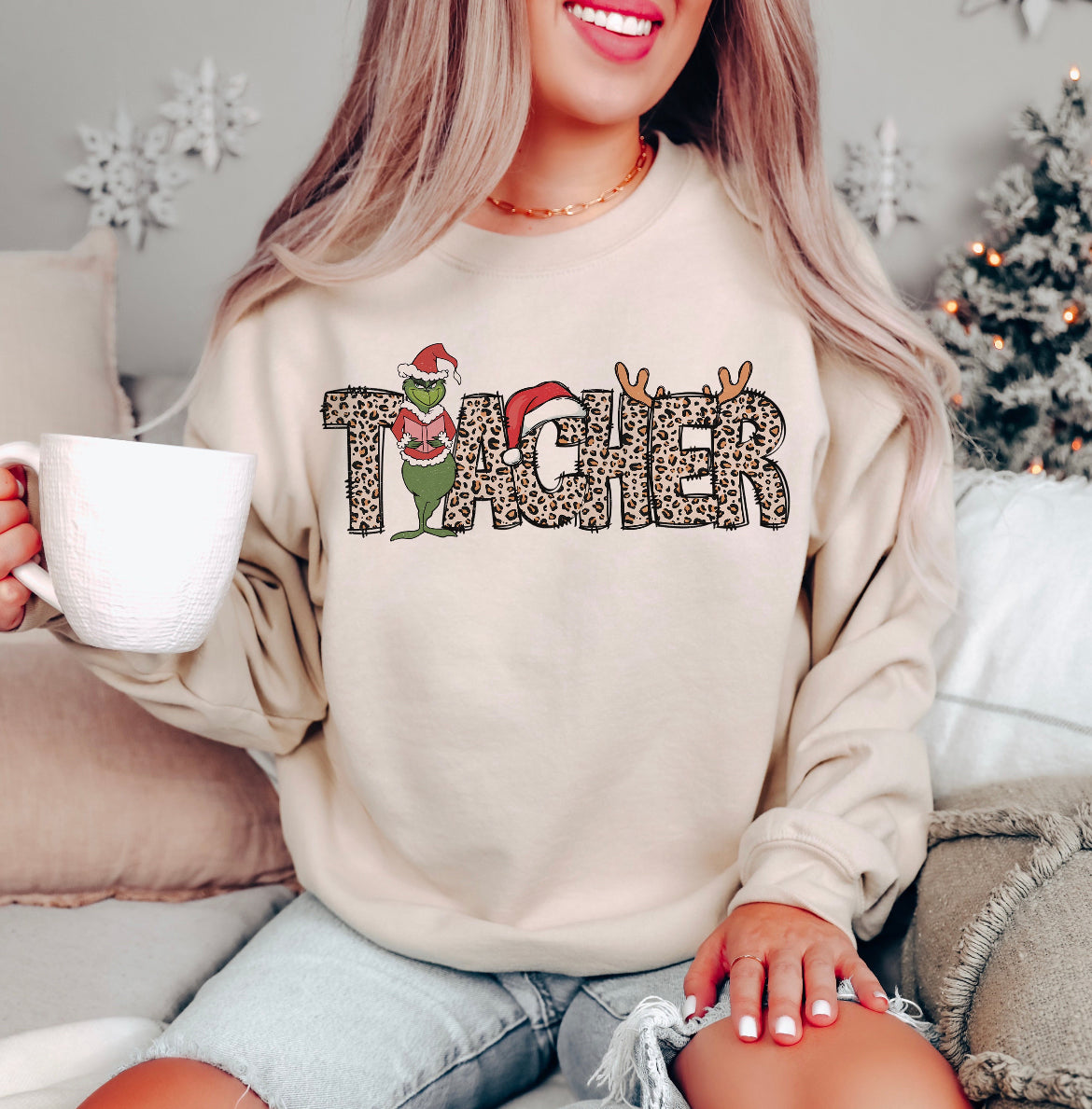 Teacher Christmas sweatshirt
