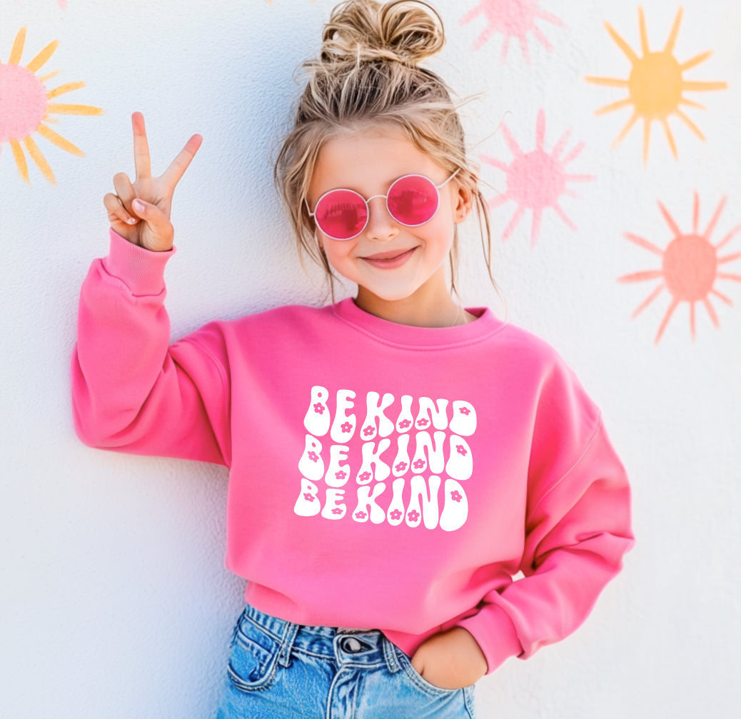 Be kind youth sweatshirt
