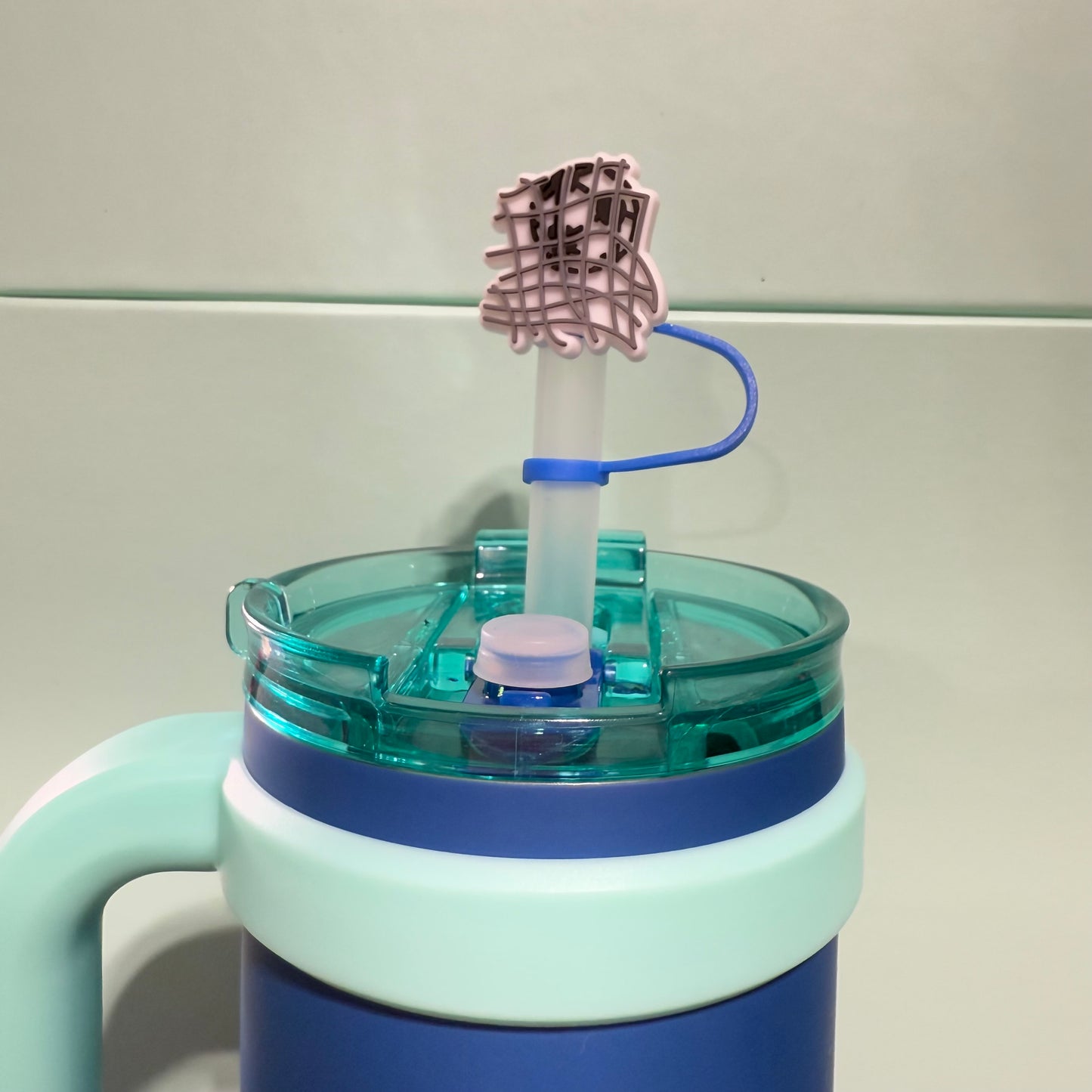 Soccer straw topper