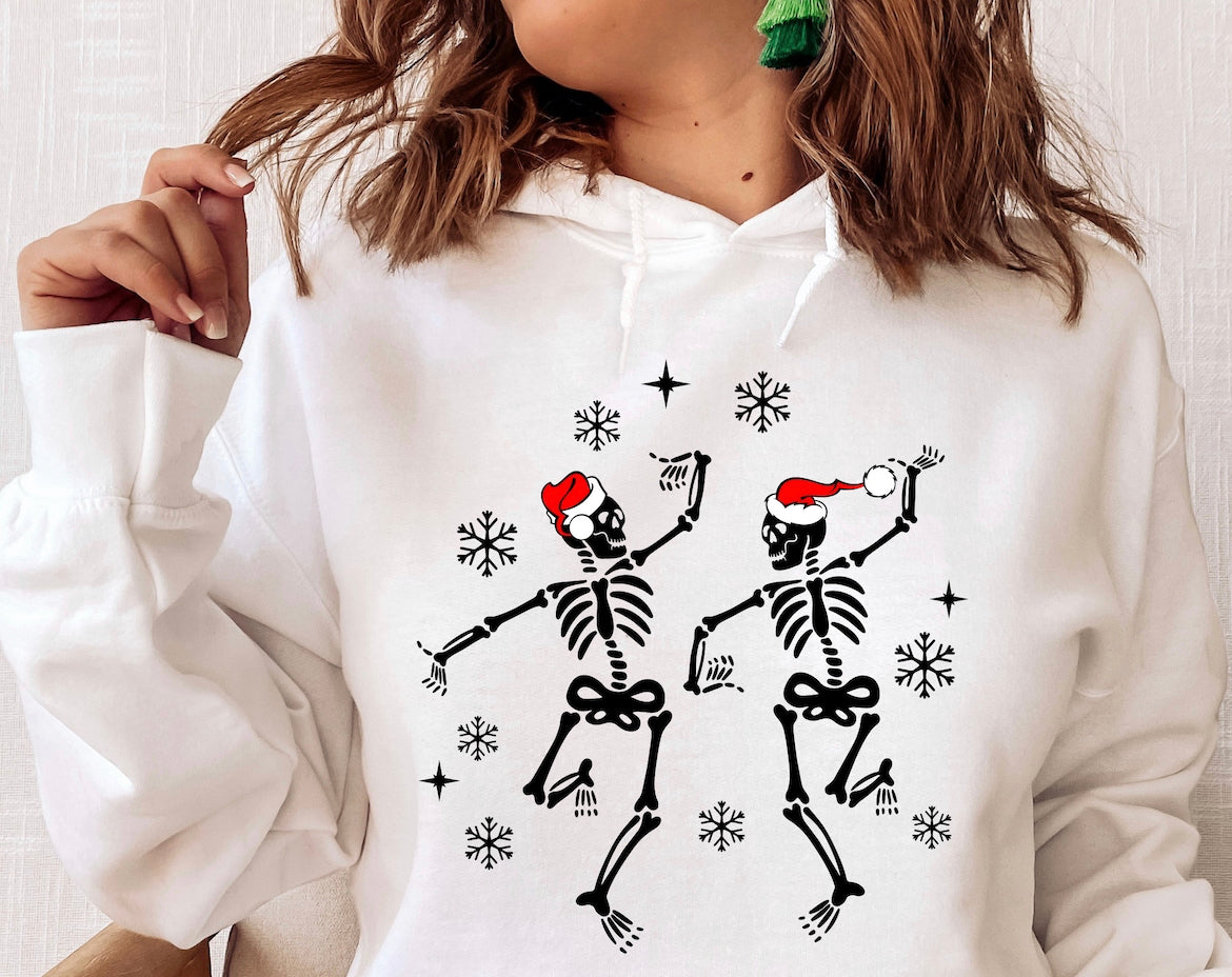 Skeleton dancing hoodie