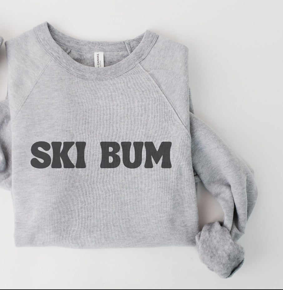 Ski bum sweatshirt
