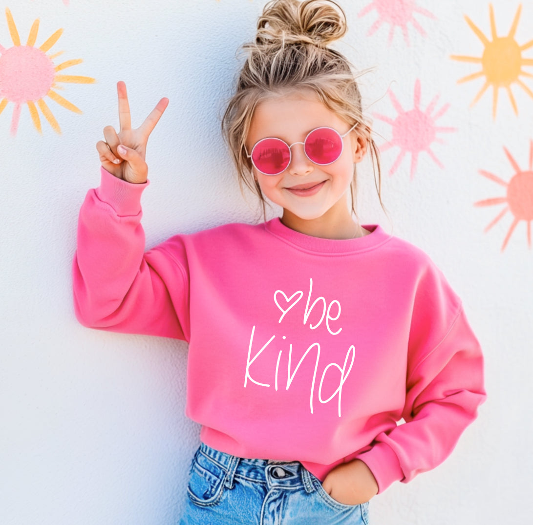 Be kind youth sweatshirt