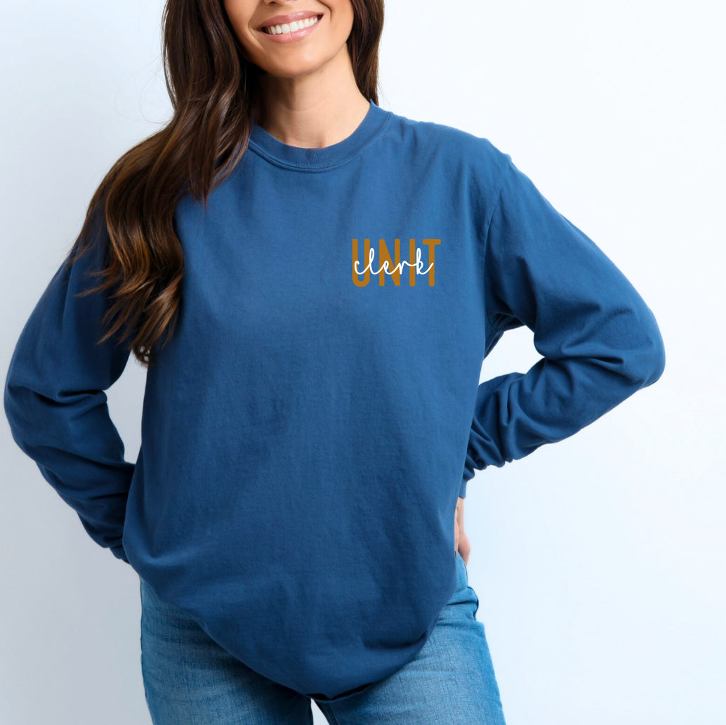 Unit clerk long sleeve t shirt