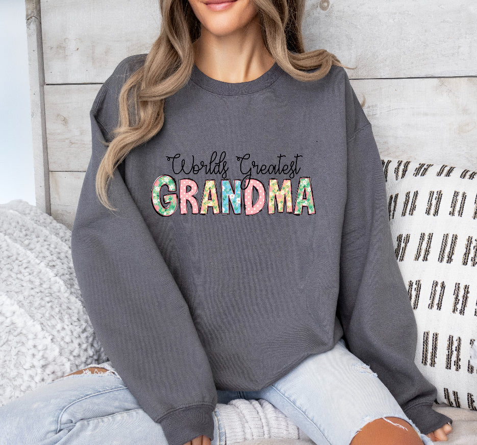 Worlds greatest grandma sweatshirt