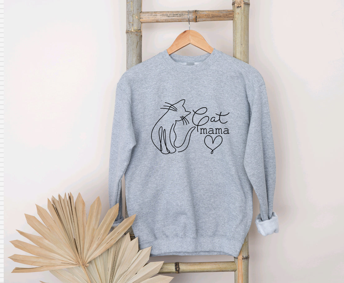 Cat mom sweatshirt