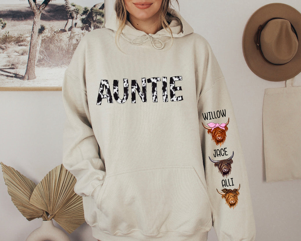 Auntie hoodie custom