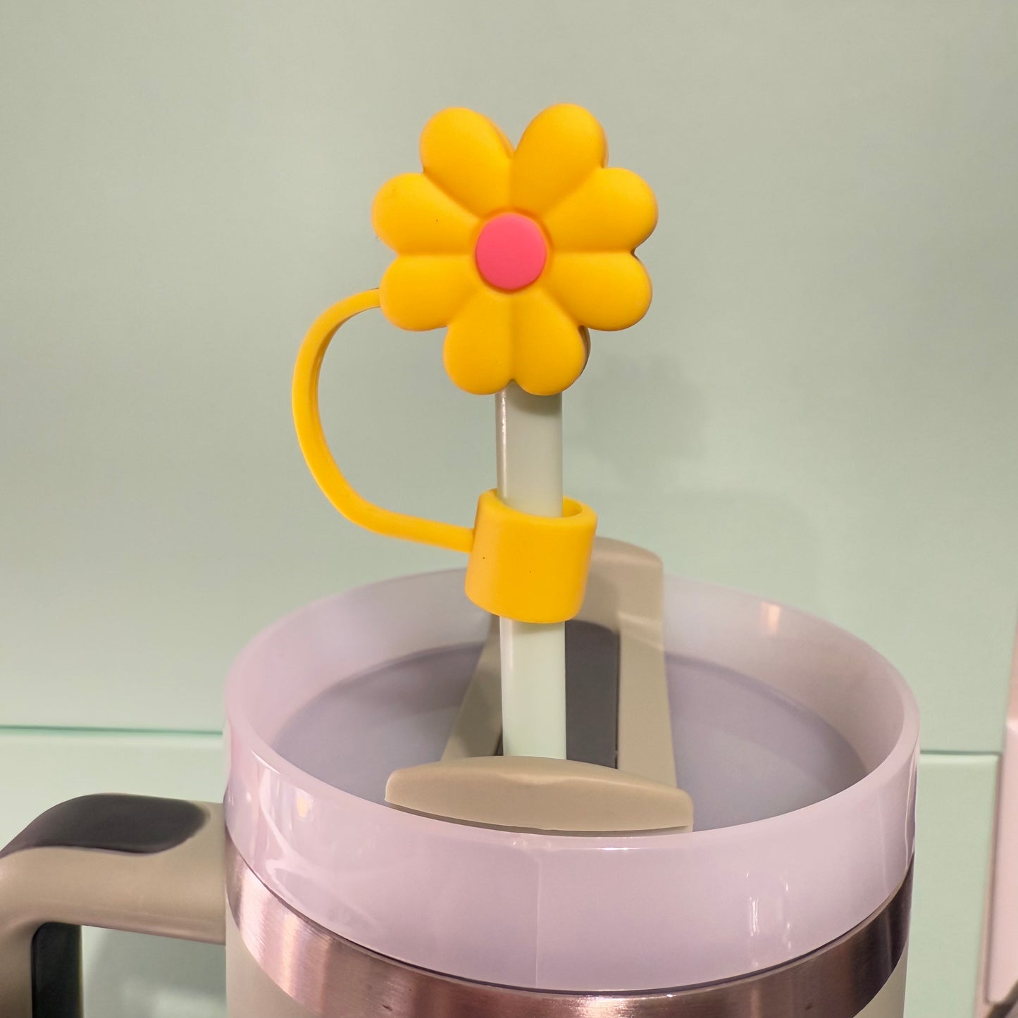Flower straw topper