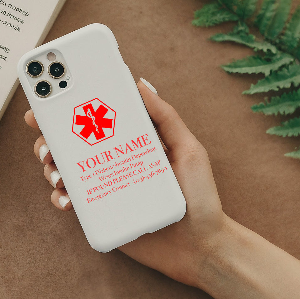 Custom medical phone case