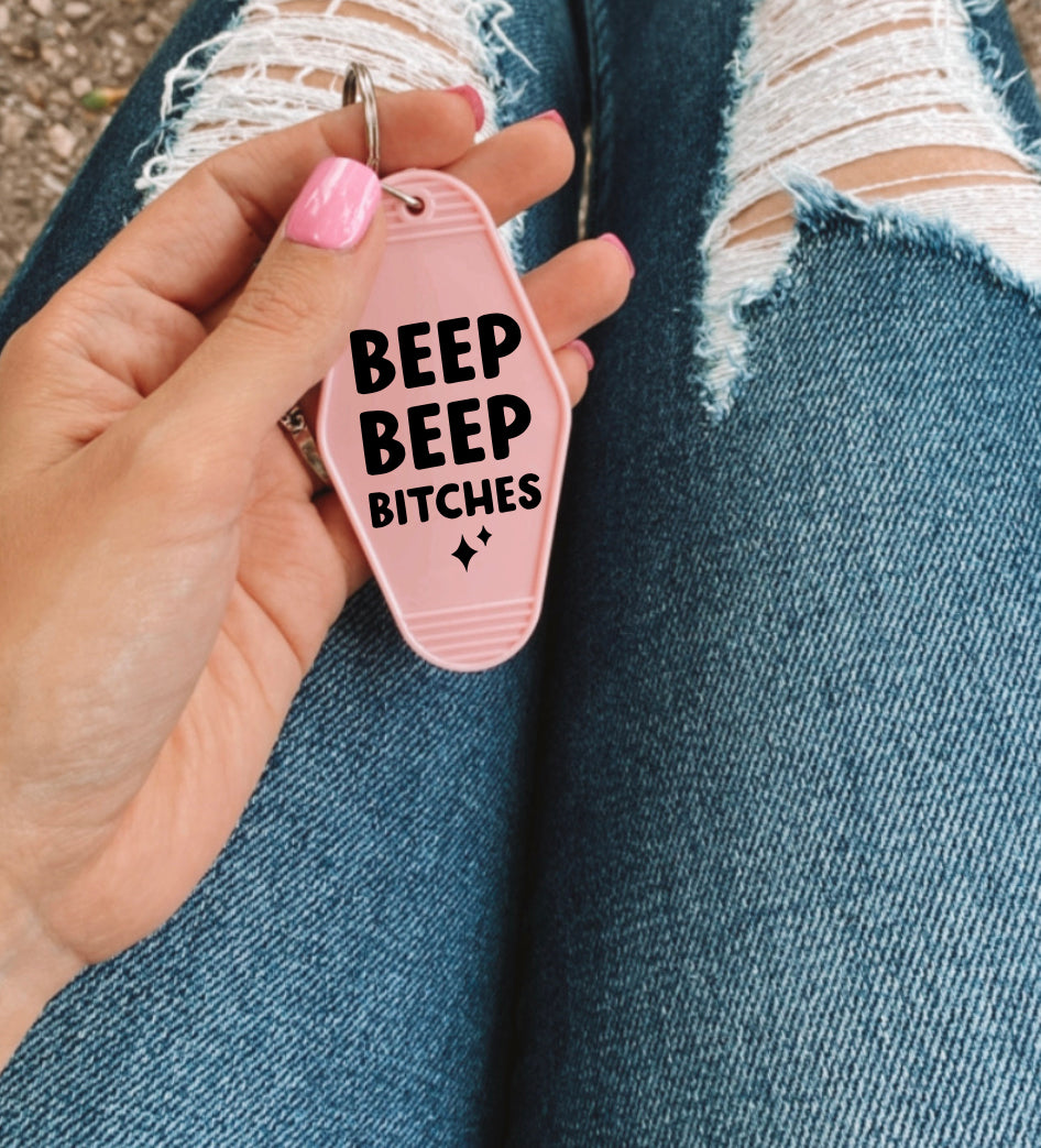 Beep beep bitches motel key