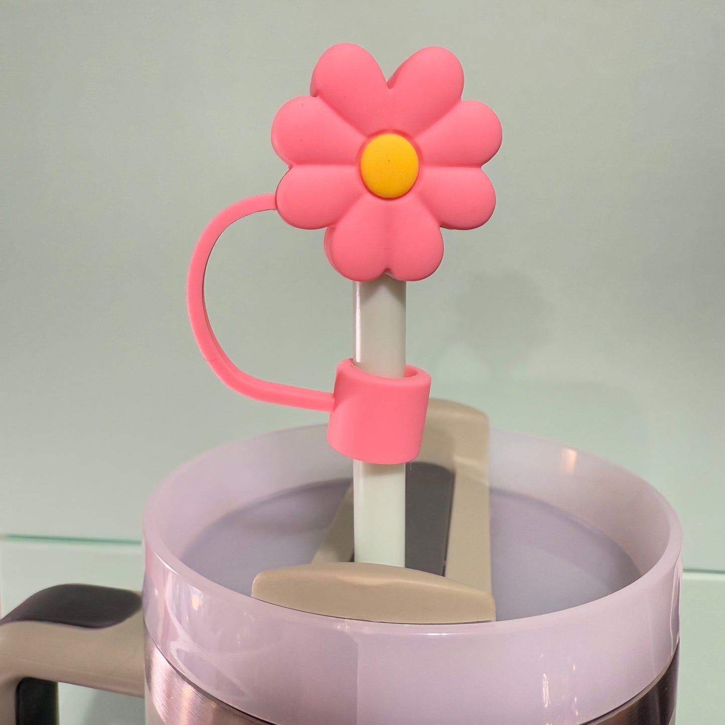 Flower straw topper