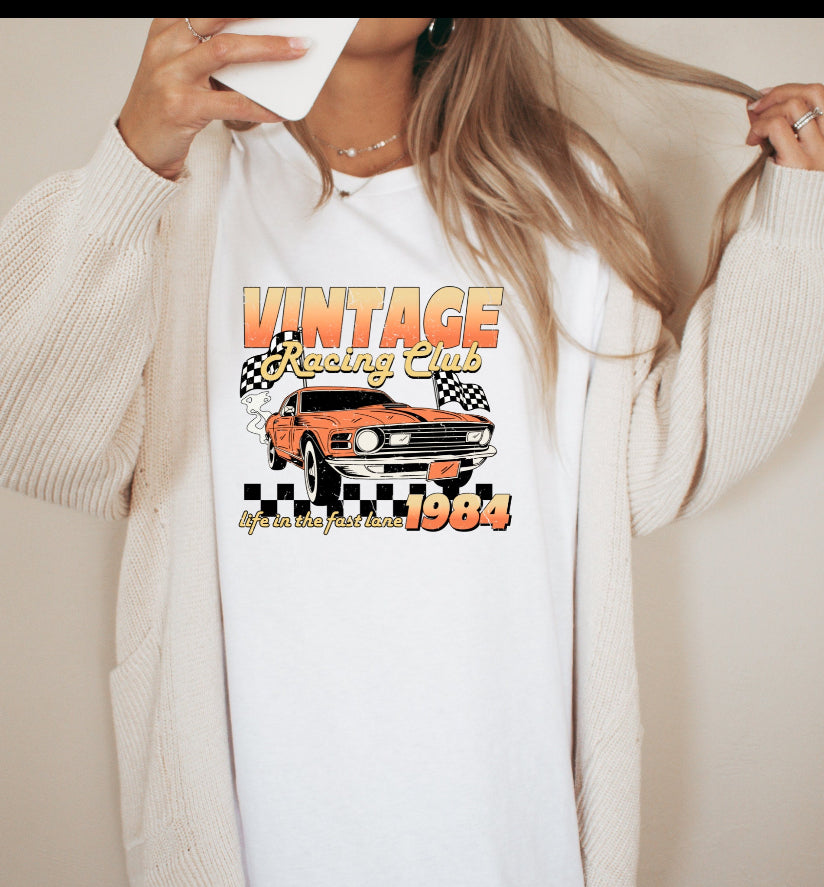 Vintage racing club sweatshirt