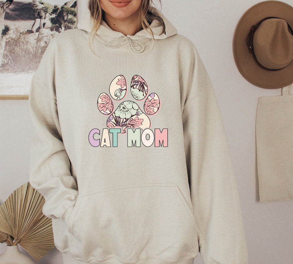 Cat mom hoodie