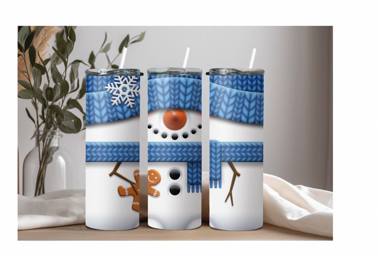 Snowman tumbler