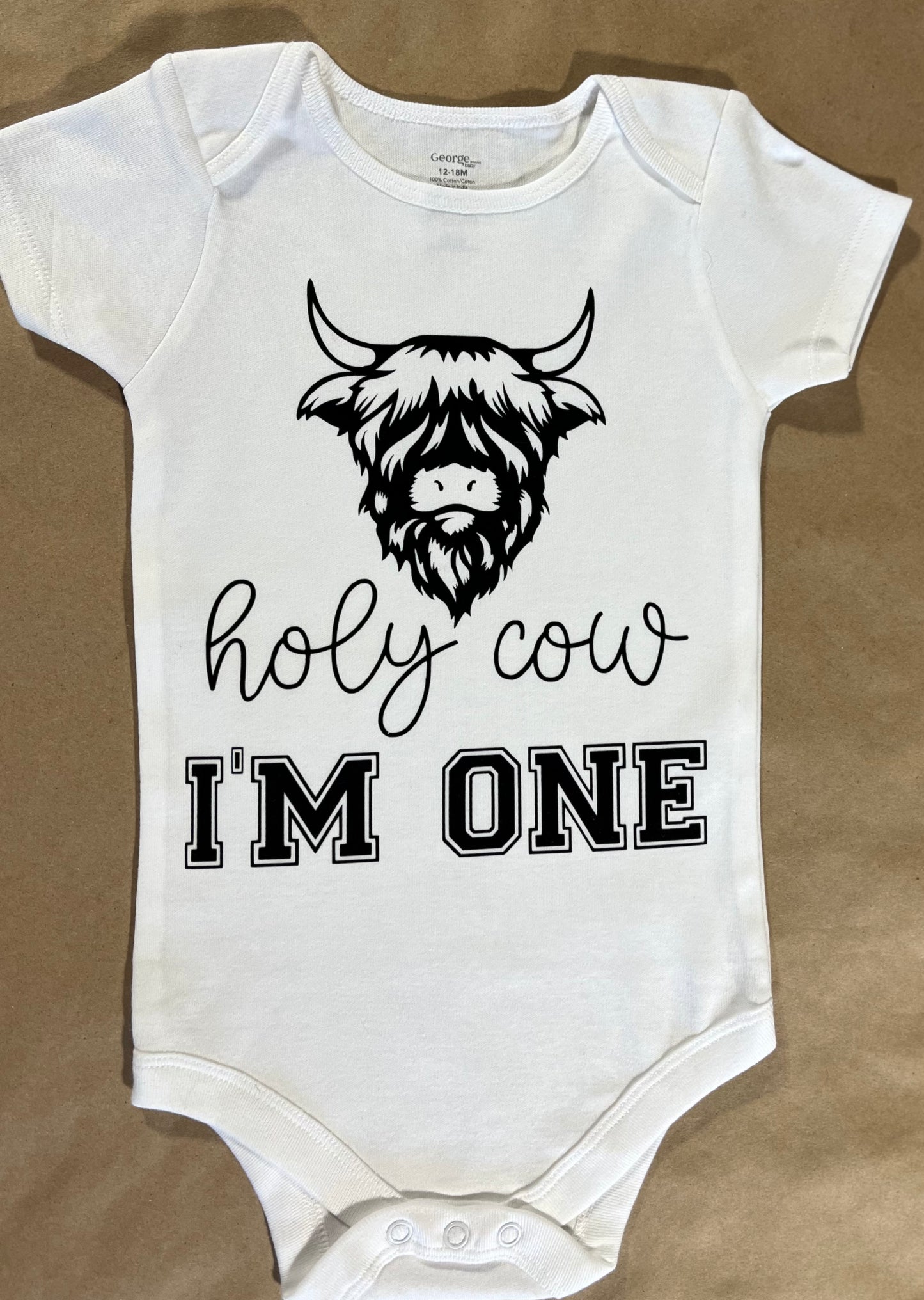 Holy cow I’m one onesie