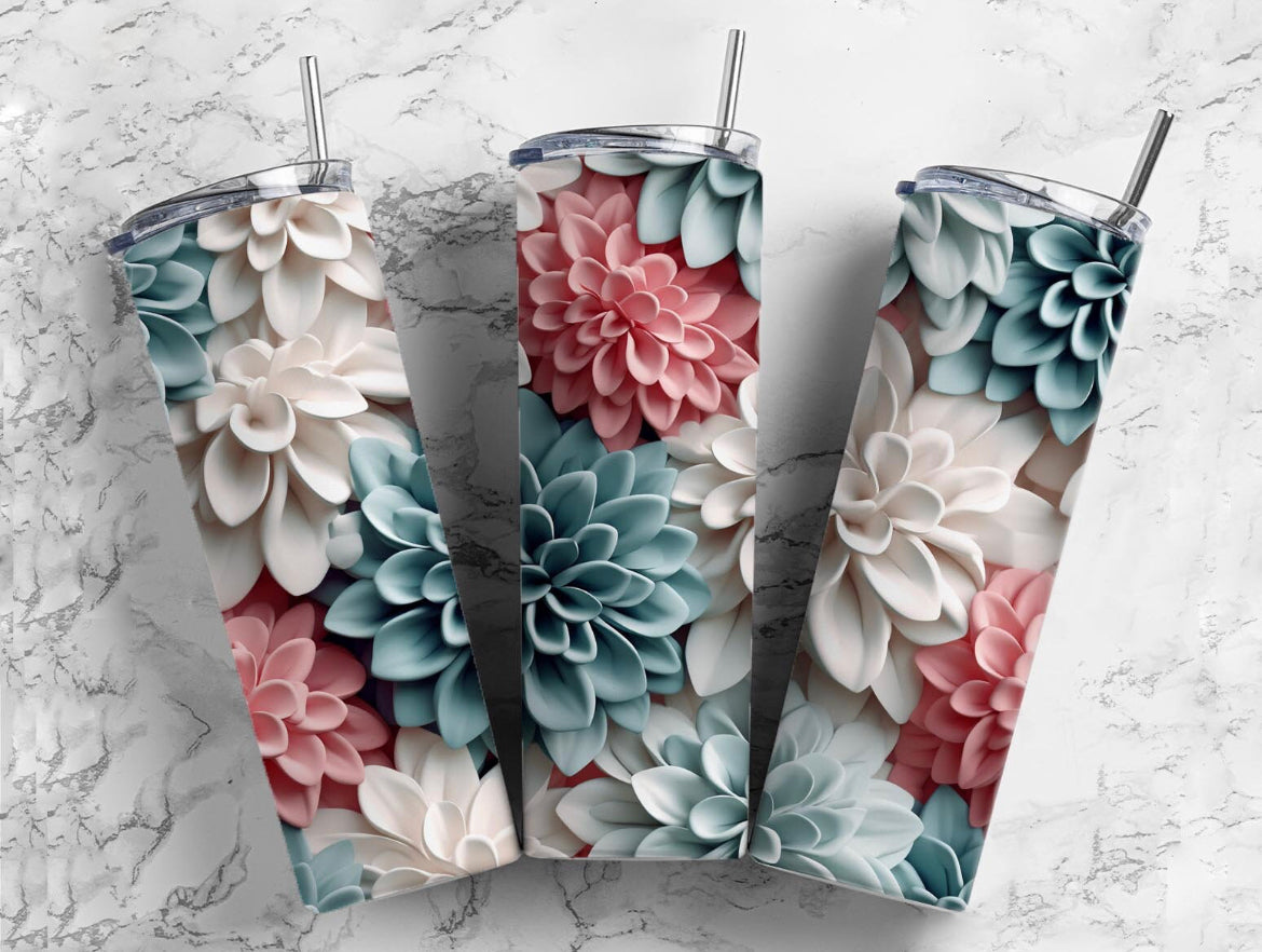 Floral 20oz tumbler