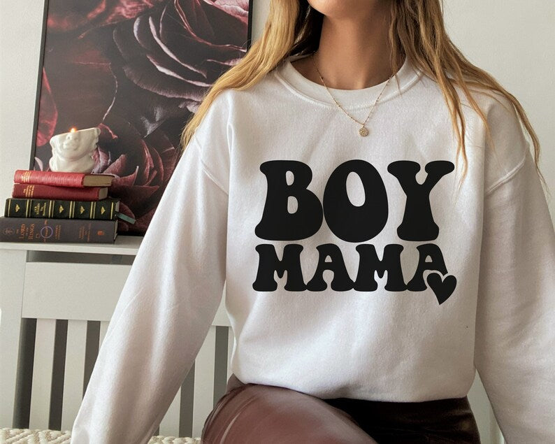 Boy mama sweatshirt