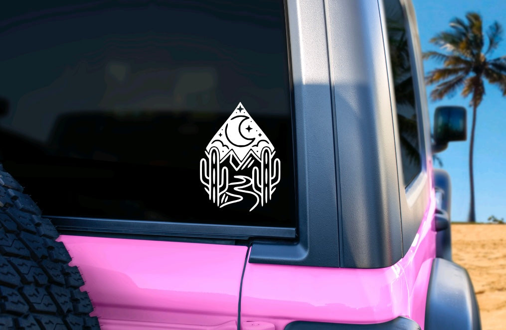 Desert decal