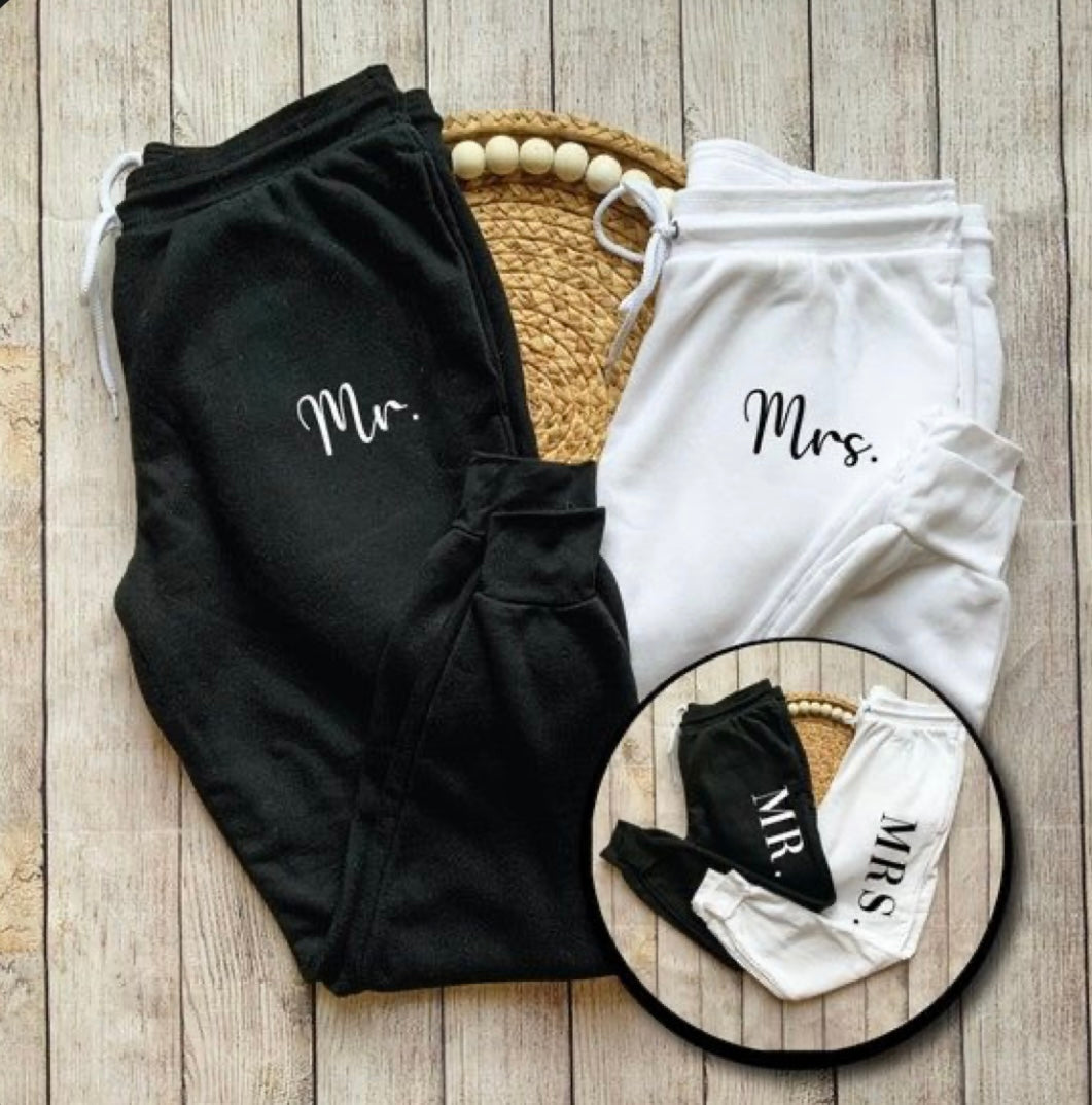 Mr mrs sweatpants