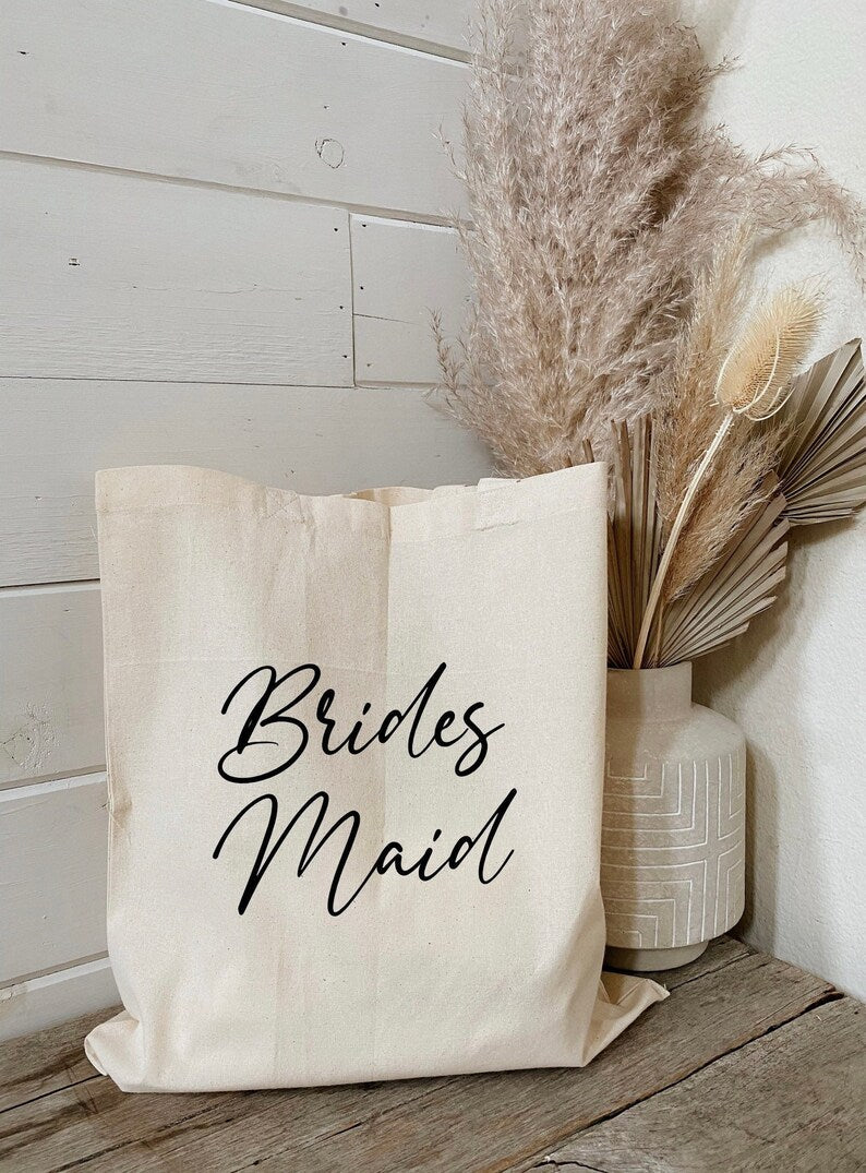 Bridesmaid/ bride to be tote bag