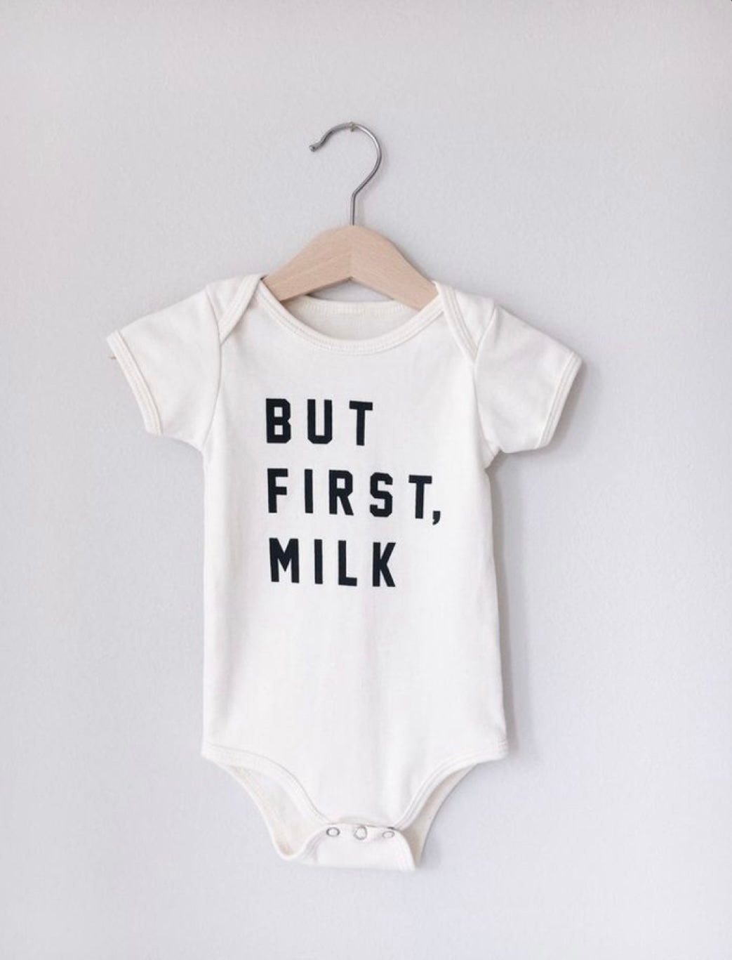 But first milk onesie