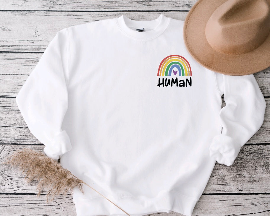 Human sweatshirt