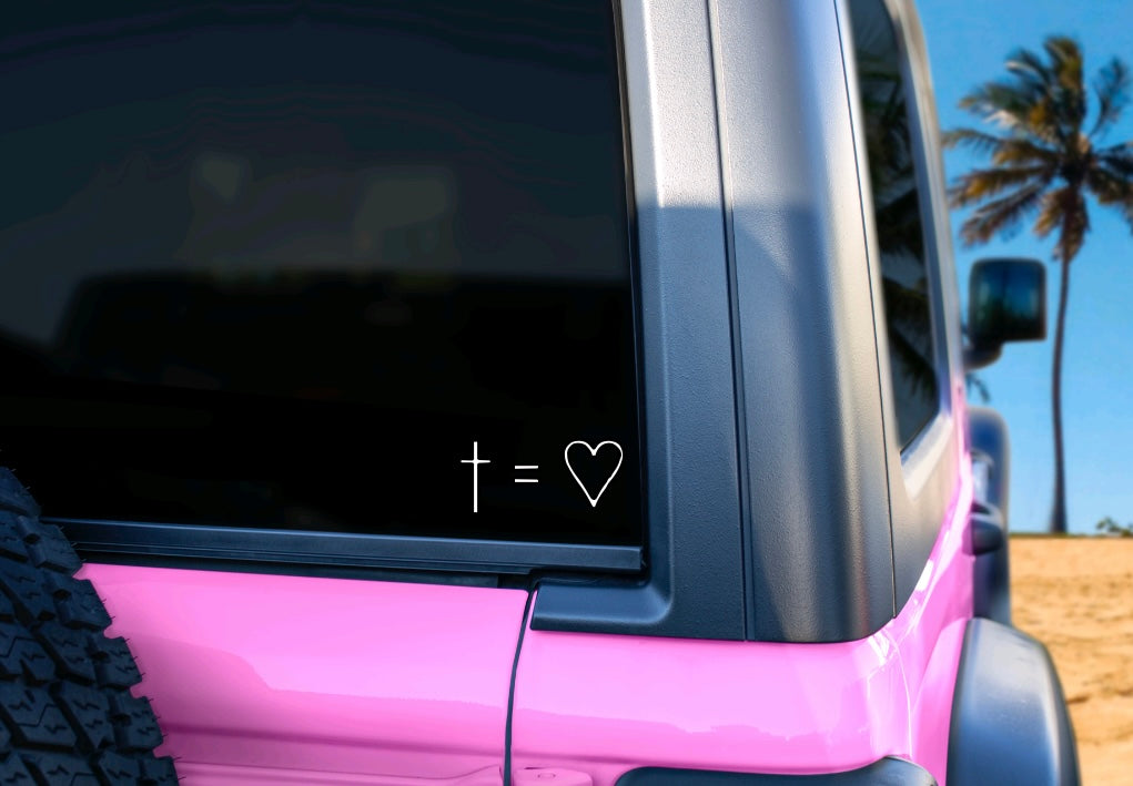 Cross decal