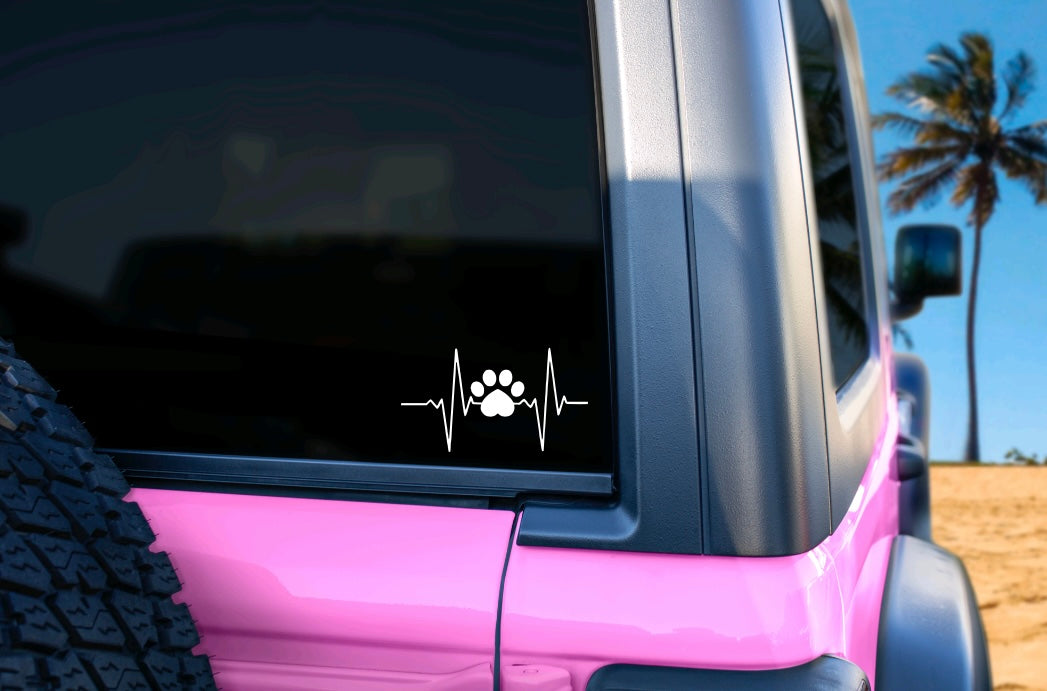Paw decal