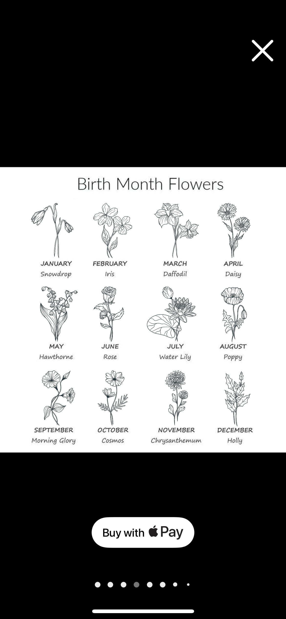 Birth flower hoodie