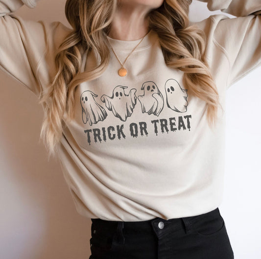 Trick or treat sweatshrit