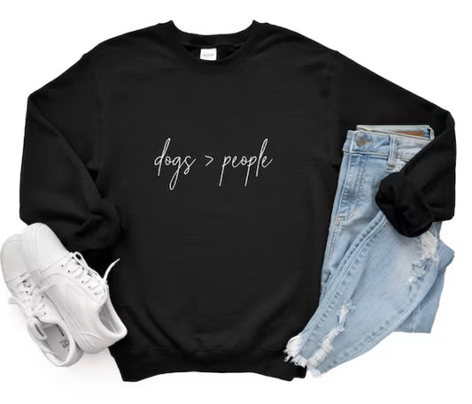 Dogs > people sweatshirt