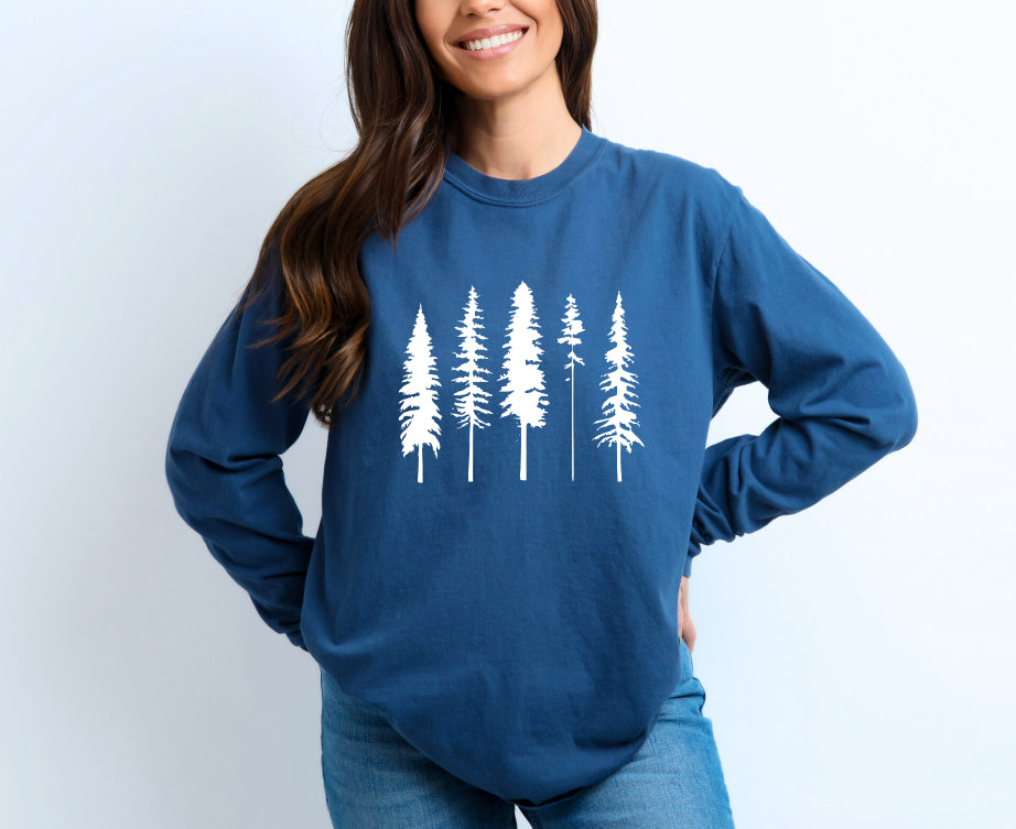 Trees long sleeve t shirt