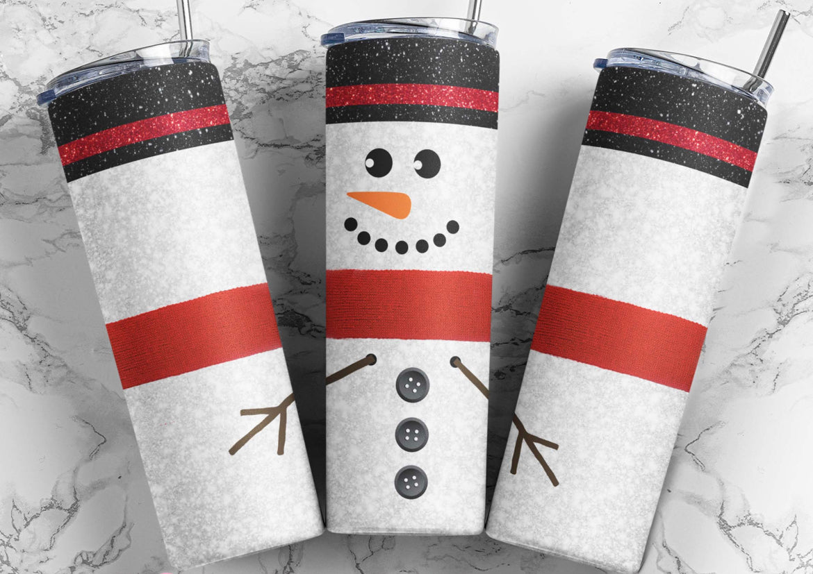 Snowman tumbler