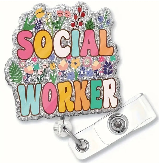 Social worker Badge reel