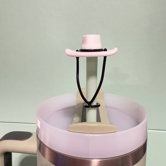 Cowboy hat straw topper