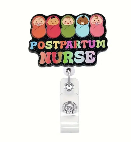 Postpartum nurse Badge reels