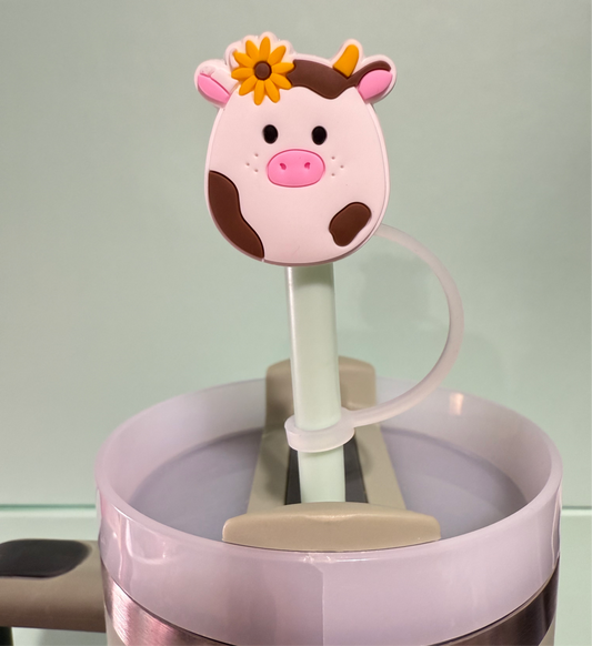 Cow straw topper