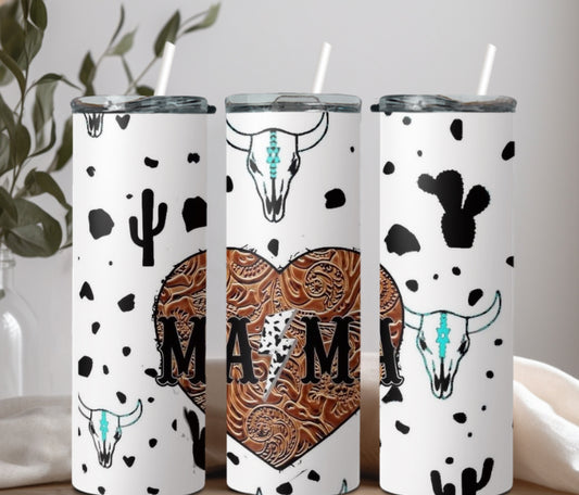 Mama western 20oz tumbler