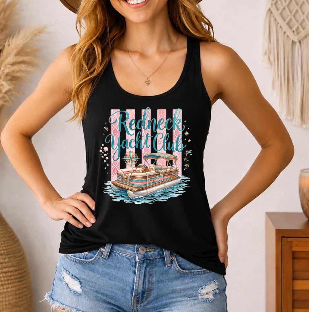 Redneck yacht club tank top