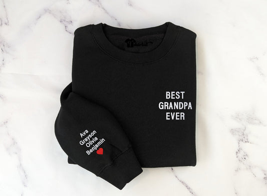 Best grandpa ever sweatshirt