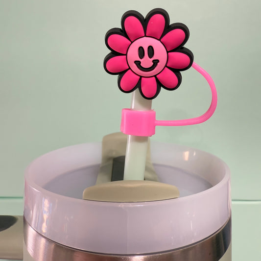 Flower straw topper