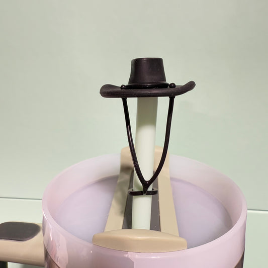Cowboy hat straw topper